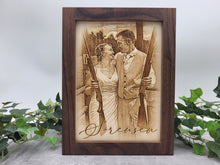 Load image into Gallery viewer, Photo Engraving on Wood