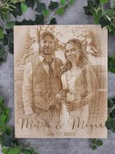 Load image into Gallery viewer, Photo Engraving on Wood
