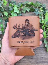 Load image into Gallery viewer, Photo Engraved Beverage Holder - Brown