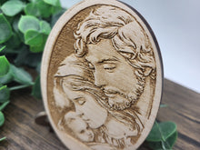 Load image into Gallery viewer, The Holy Family Circle Plaque
