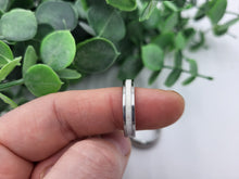 Load image into Gallery viewer, Antler Inlayed Titanium Ring - Thin Band