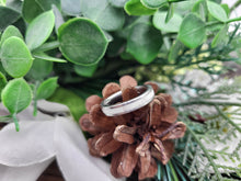 Load image into Gallery viewer, Antler Inlayed Titanium Ring - Thin Band