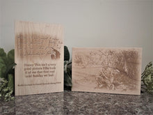 Load image into Gallery viewer, Photo Engraving on Wood