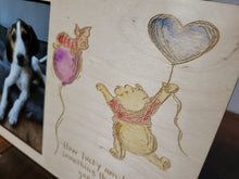 Load image into Gallery viewer, Winnie the Pooh Picture Frame - How Lucky Am I
