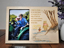 Load image into Gallery viewer, Winnie the Pooh Picture Frame - I Think We Dream
