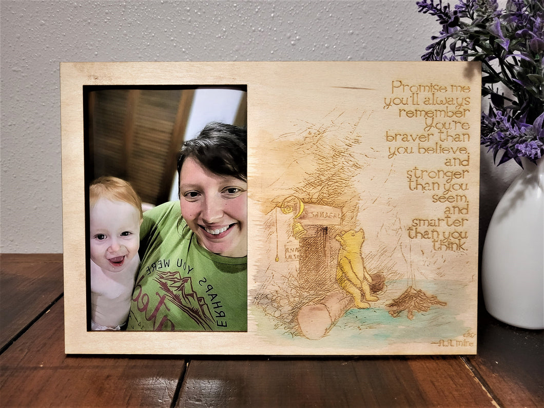 Winnie the Pooh Picture Frame - Promise Me