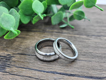 Load image into Gallery viewer, Antler Inlayed Titanium Ring - Thin Band
