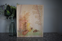 Load image into Gallery viewer, Engraved Hand Painted Pooh Sign - Promise Me
